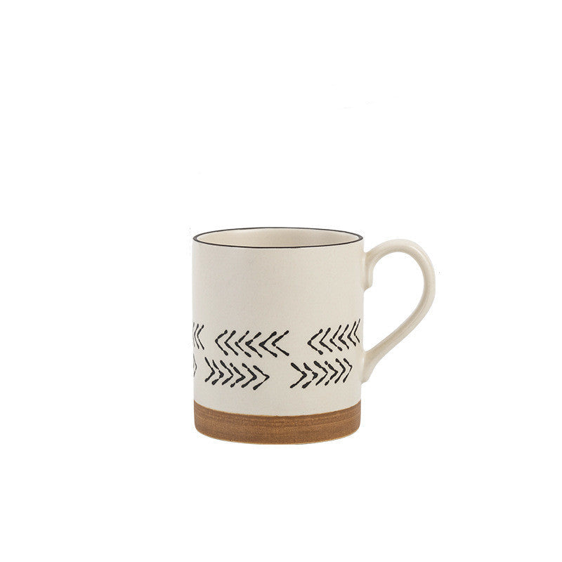 Hand-Painted Large Capacity Mug
