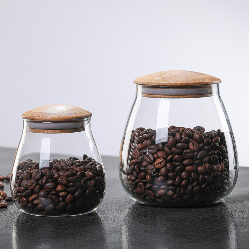 Mushroom Glass Storage Jar