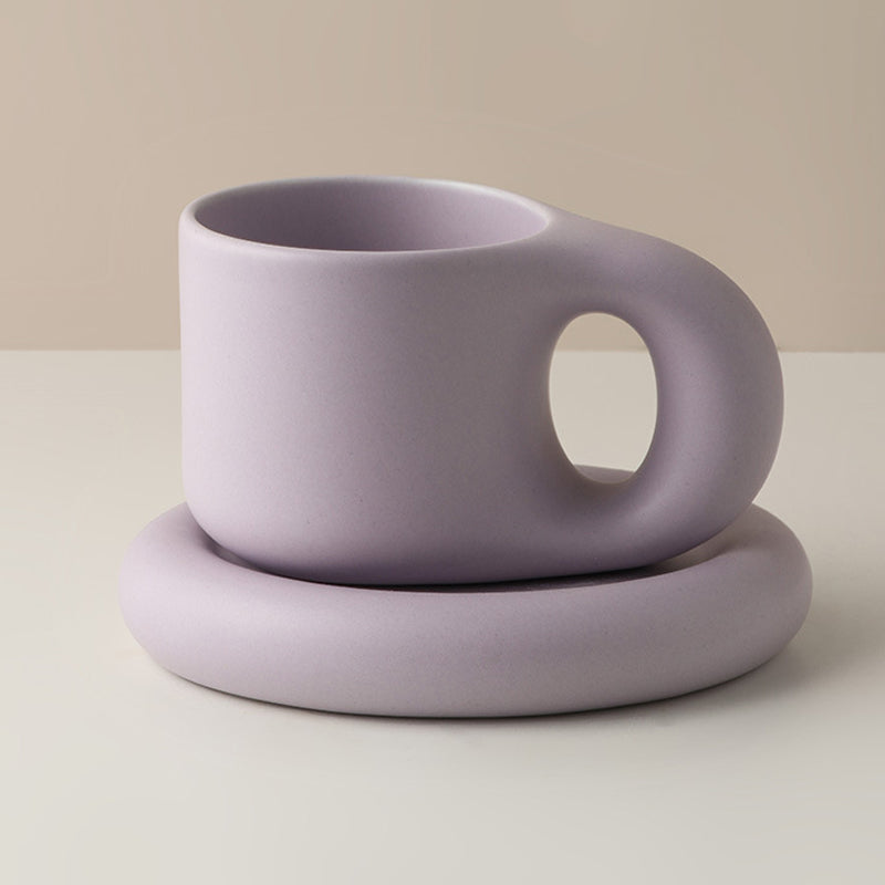 Hand-Painted Porcelain Coffee Cup Gift Set