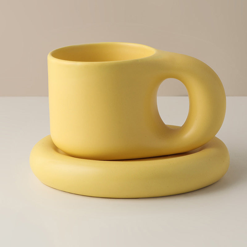 Hand-Painted Porcelain Coffee Cup Gift Set