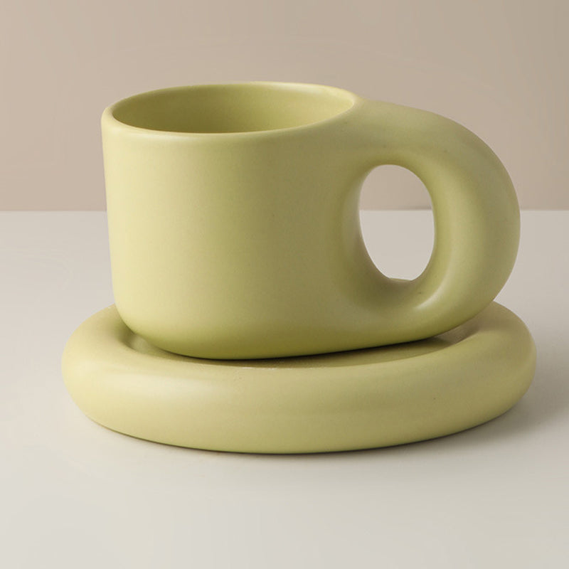 Hand-Painted Porcelain Coffee Cup Gift Set