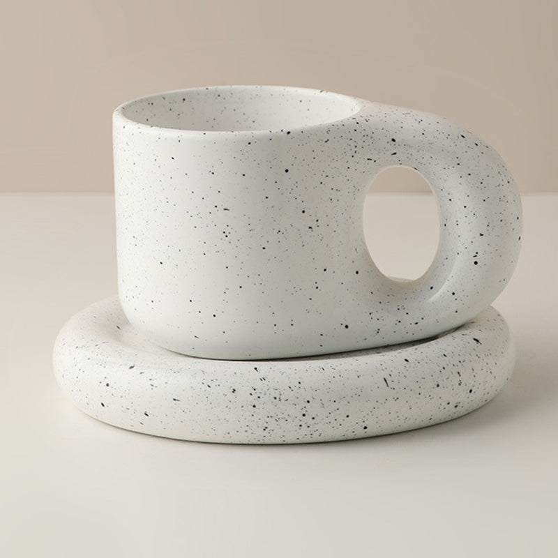 Hand-Painted Porcelain Coffee Cup Gift Set