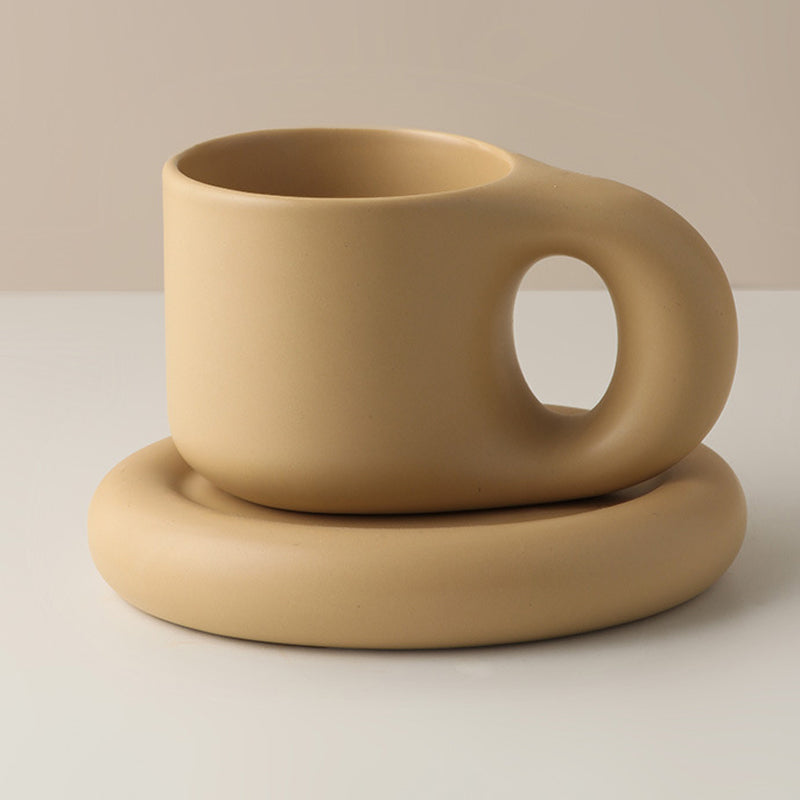 Hand-Painted Porcelain Coffee Cup Gift Set