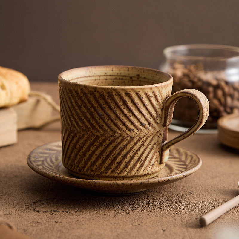 Mimosa Rustic Ceramic Coffee Mug