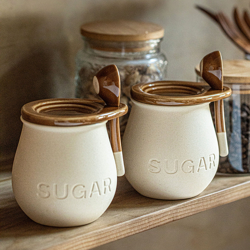 Sugar Ceramic Jar Set
