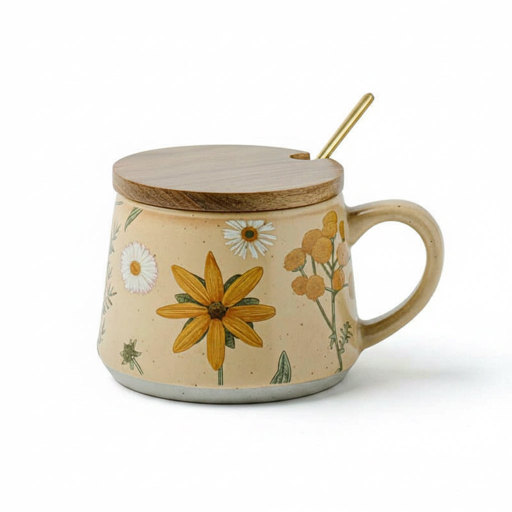 Flower Power Ceramic Mug