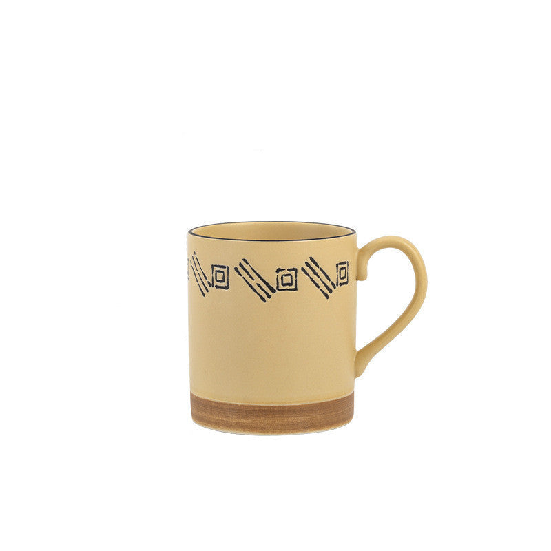Hand-Painted Large Capacity Mug