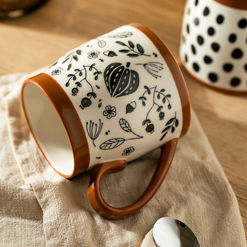Japanese Style Large Ceramic Mug