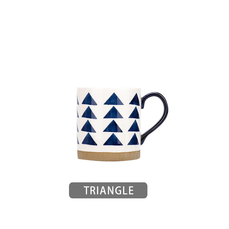 Scandinavian Hand-Painted Ceramic Mug