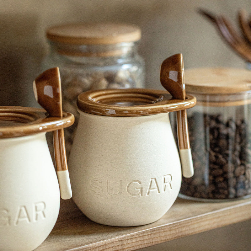 Sugar Ceramic Jar Set
