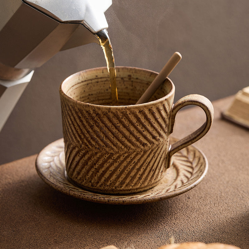 Mimosa Rustic Ceramic Coffee Mug