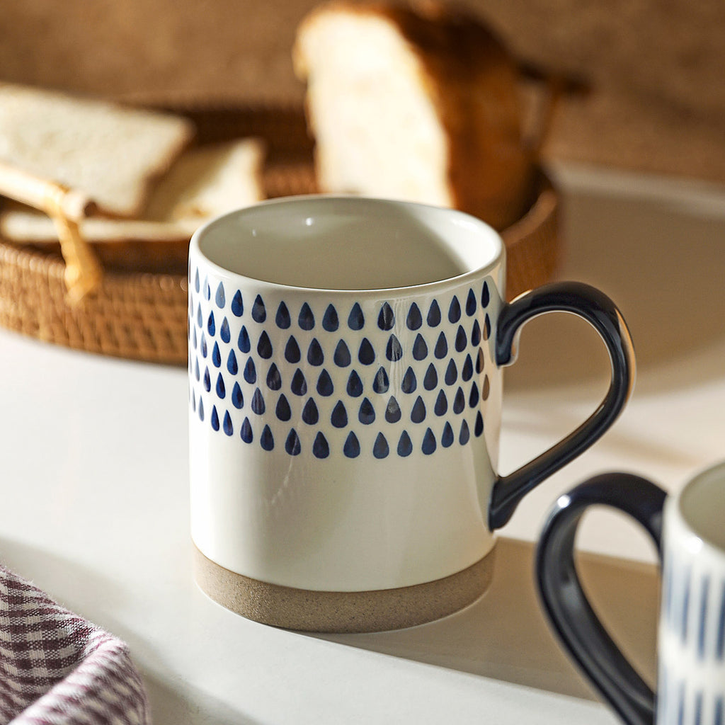 Scandinavian Hand-Painted Ceramic Mug