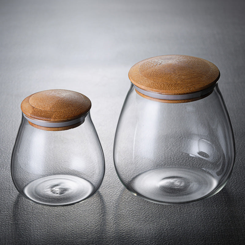 Mushroom Glass Storage Jar