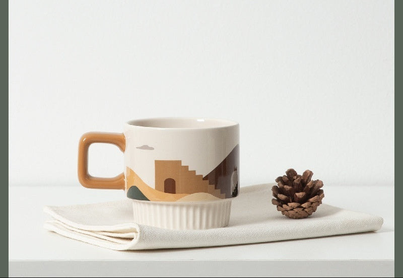 Oasis Vintage Ceramic Mug