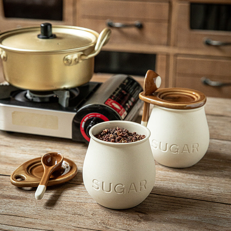 Sugar Ceramic Jar Set