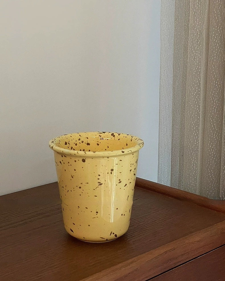 Ceramic Splash Ink Coffee Cup