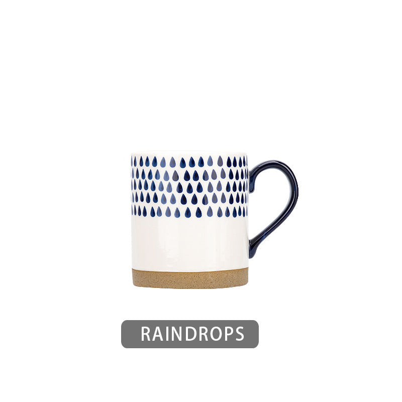 Scandinavian Hand-Painted Ceramic Mug