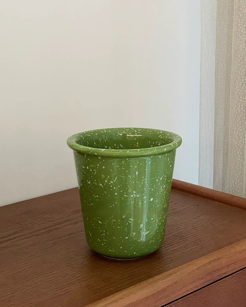 Ceramic Splash Ink Coffee Cup