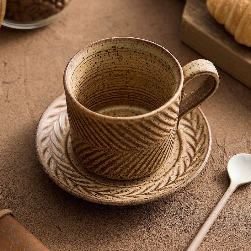 Mimosa Rustic Ceramic Coffee Mug